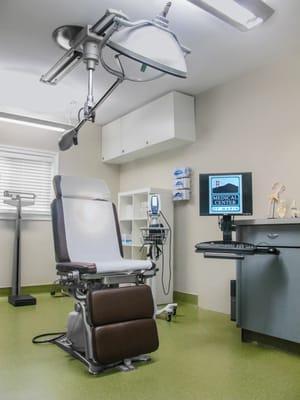 Comfortable doctor's offices at The Medical Center of Marin Urgent Care Clinic!