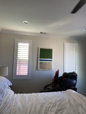 Bedroom shutters