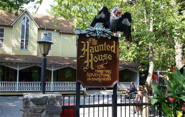 Haunted House sign.