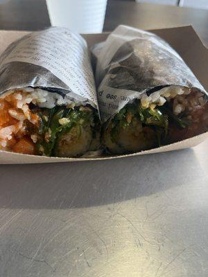 Custom sushi burrito - 5/5!