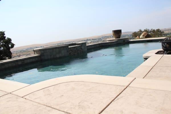 New Pool Built- Blackstone- El Dorado Hills