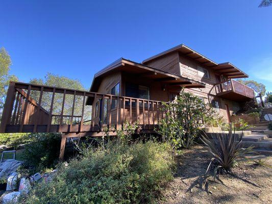 Stained Wood Siding Refinishing - Santa Barbara