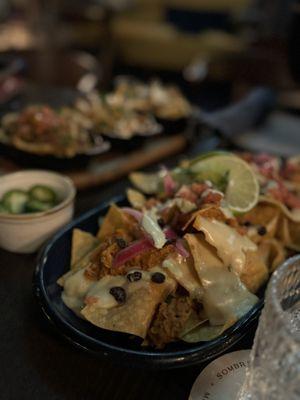 Nachos and papas flight