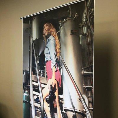 Custom retractable banner