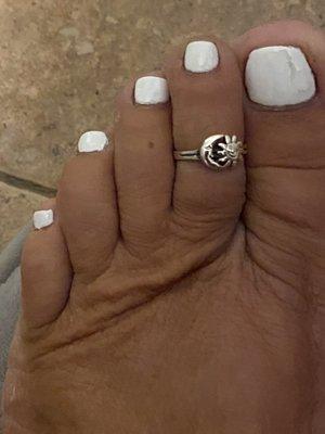 Sterling silver toe ring $10.00