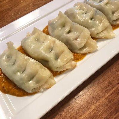 Vegetarian steamed Momo Lunch Starter