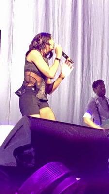 Tamar Braxton performing