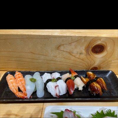 Assortment of sushi