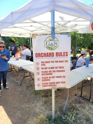 Orchard rules