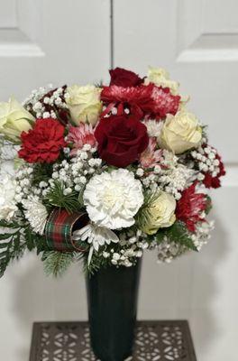 Roses and Carnations Arrangement