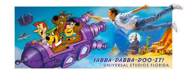 Universal Studios Outdoor Orlando , Hanna-Barbera interactive ride etvspots.com branding agency