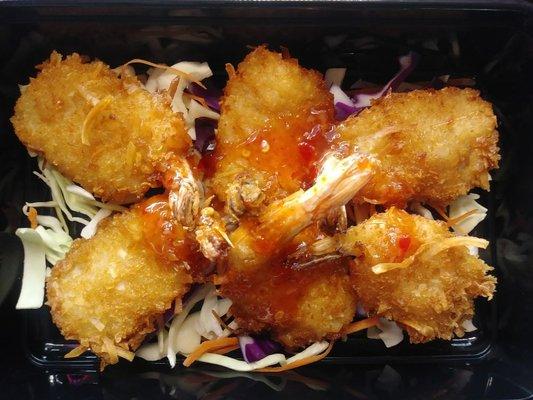 Thai coconut shrimp.