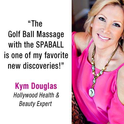 Kym loved my Golf Ball Massage!