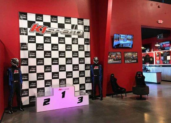 The podium at K1 Speed Bend