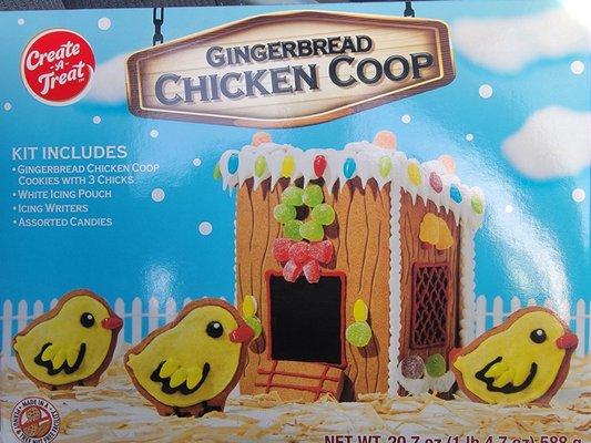 Gingerbread chicken coop