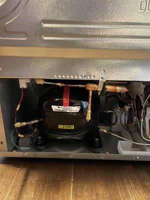 Replaced LG compressor