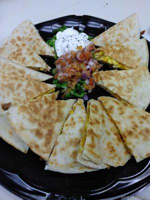 Breakfast Quesadilla Catering trays