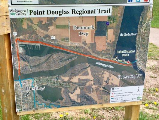 Point Douglas Regional Trail, bear Pt Doulas Beach