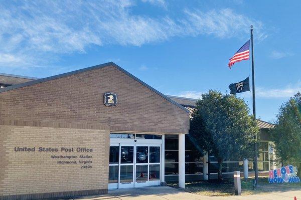 This post office was super busy this cool, breezy, sunny afternoon!