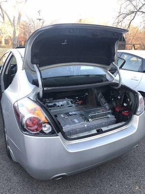 2007-2011 Nissan Altima Hybrid high voltage battery replacement in Nashville TN