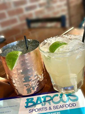 Mule. Coconut Margarita.