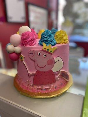 It's Pepa!!!! That's all we need to say, if you have kids, you know Pepa pig!