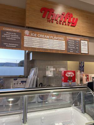 Yaaaay there's a Thrifty ice cream here!