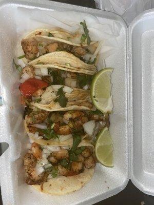 Shrimp tacos