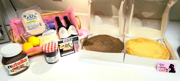 Deluxe package for you gift basket. All in 1 basket!