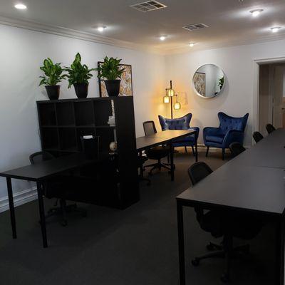 One of our open coworking spaces/