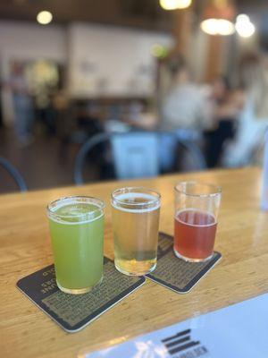 Matcha Hazy IPA, Mango Palmer, Yuzu Haru