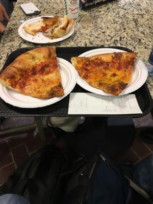 Airport pizza that was $8