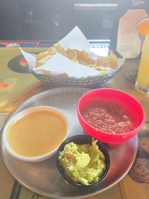 Chips  Salsa Chips  Queso Guacamole