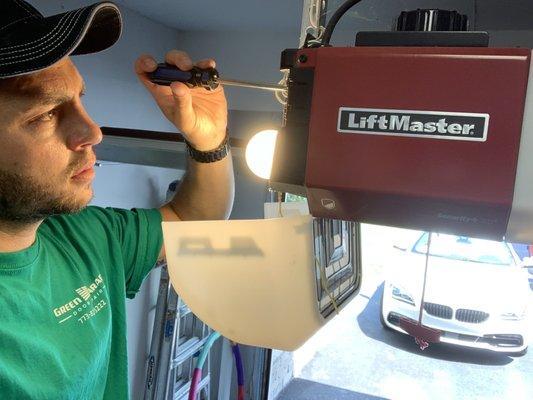 Garage door opener repair