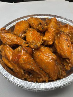 Our amazing wings! Baked them fried and covered in your favorite sauce!