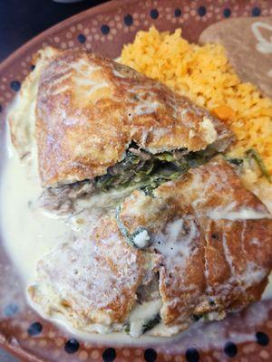 Chili Relleno with Barria