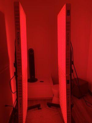 10/7/22: red light therapy