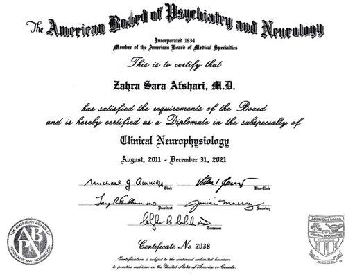 Clinical Neurophysiology Board