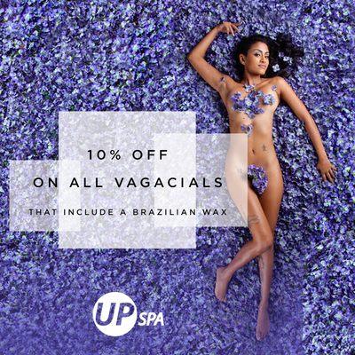 Prepare for Spring! Take 10% off of ANY Vagacial when you include a brazilian wax!