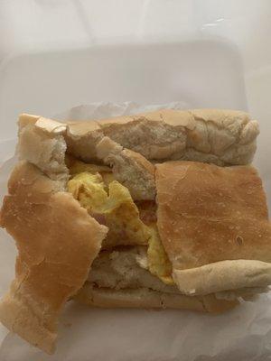 Breakfast sandwich