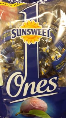 my favorite Ones :)  Sunsweet fiber prune snacks