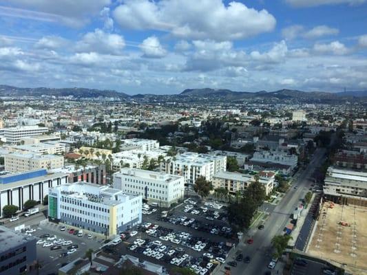 You can see the Hollywood sign from here