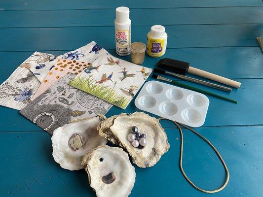 Oyster Decoupage Kit