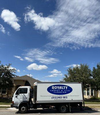 Luxury Vinyl Plank Cleaning job in Round Rock, TX