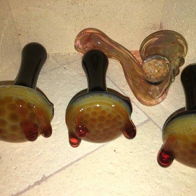 Custom local glass to dab rigs , we have a huge new inventory of glass pipes