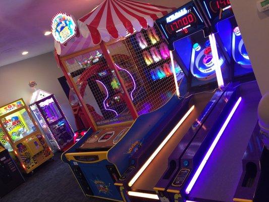 The place is very family oriented and welcoming. The game room will keep the kids entertained.