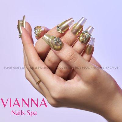 "Celebrate with our festive nail designs!  From holiday themes to speci "Enjoy a spa-like experience with our luxurious manicures!