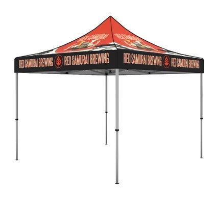 Outdoor Canopies with multiple sizes and styles to choose from.