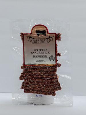 Peppered beef sticks