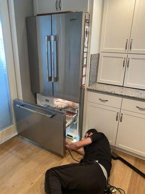 Viking refrigerator replacements of door seals and maintenance